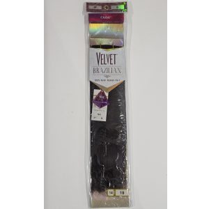 Outre Velvet Brazilian 100% Real Human Hair Yaki 14 14" Color 1B