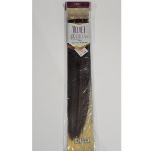 Outre Velvet Brazilian 100% Real Human Hair Yaki 18 18" Color C1B/30