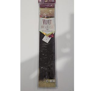 Outre Velvet Brazilian 100% Real Human Hair Yaki 14 14" Color 2