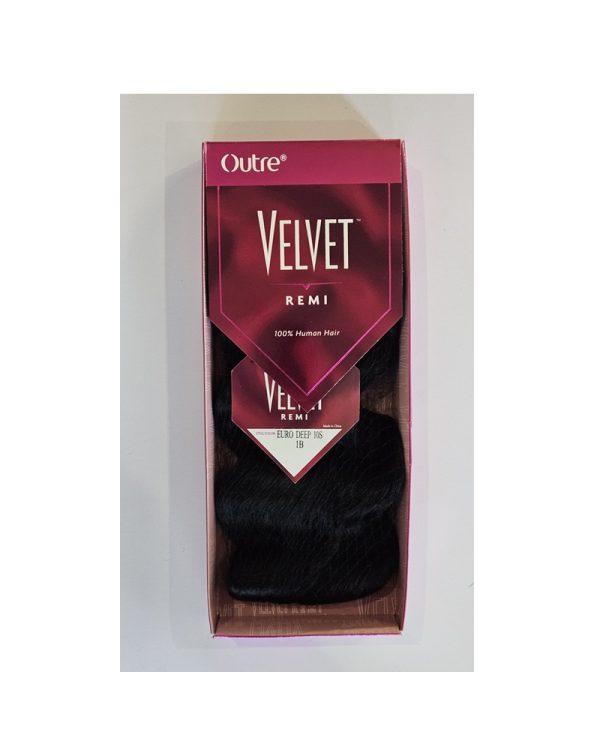 Outre Velvet Remi 10" 100% Human Hair European Deep 10S 1B