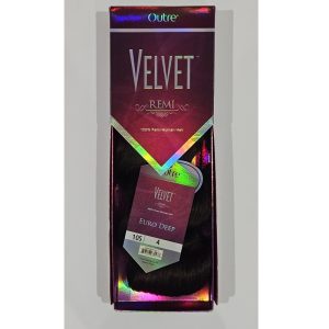Outre Velvet Remi 10" 100% Human Hair European Deep 10S 4