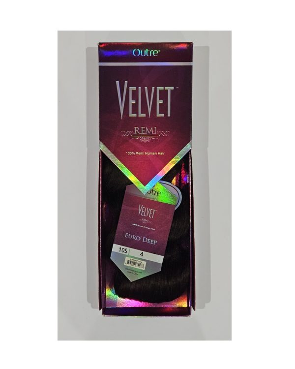 Outre Velvet Remi 10" 100% Human Hair European Deep 10S 4