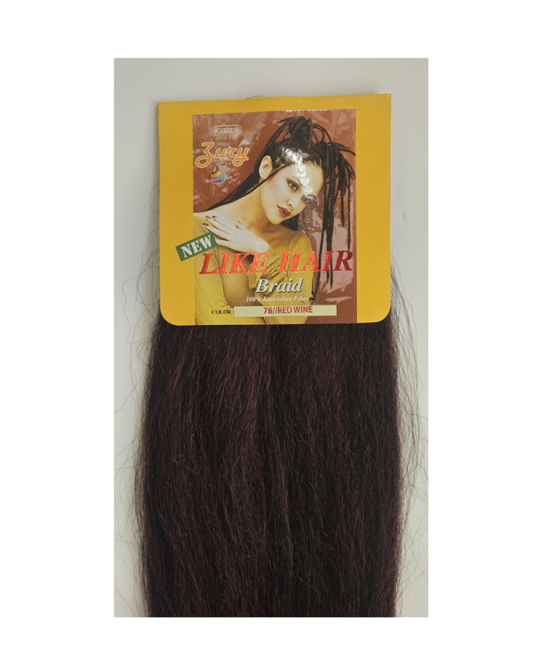Royal Imex Zury Like Hair Braid Kanekalon Fiber - 78 Red Wine