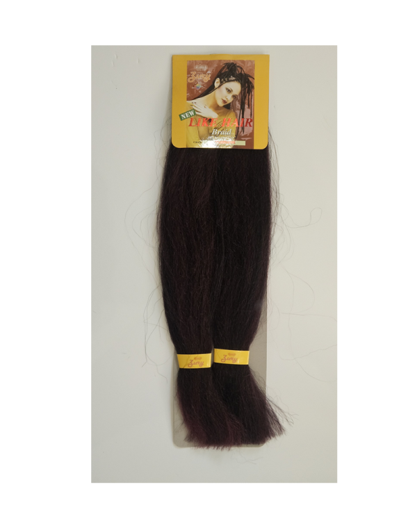 2-PACK Royal Imex Zury Like Hair Braid Kanekalon Fiber - 78 Red Wine - Image 2