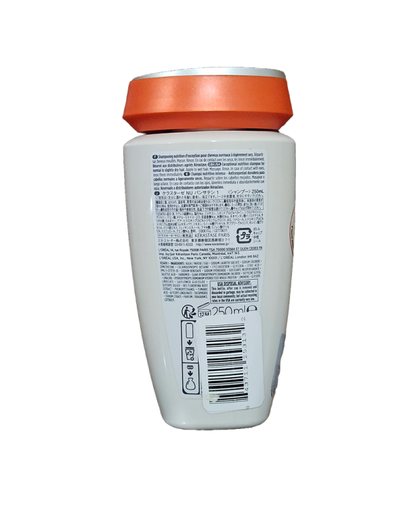 Kerastase Nutritive Bain Satin 1 Exceptional Nutrition Shampoo 250ml 8.5 fl. oz. - Image 2