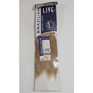 Sensationnel 100% Human Hair Live Brazilian Keratin Remi Yaki 10S Color 27
