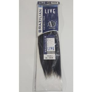 Sensationnel 100% Human Hair Live Brazilian Keratin Remi Yaki 10S Color S1B/30