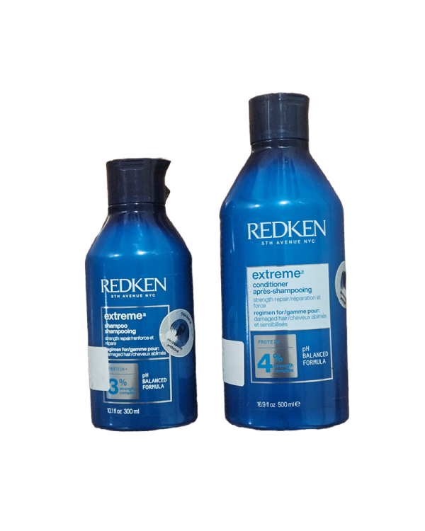Combo Redken Extreme Shampoo 10.1oz and Conditioner 16.9oz Bundle