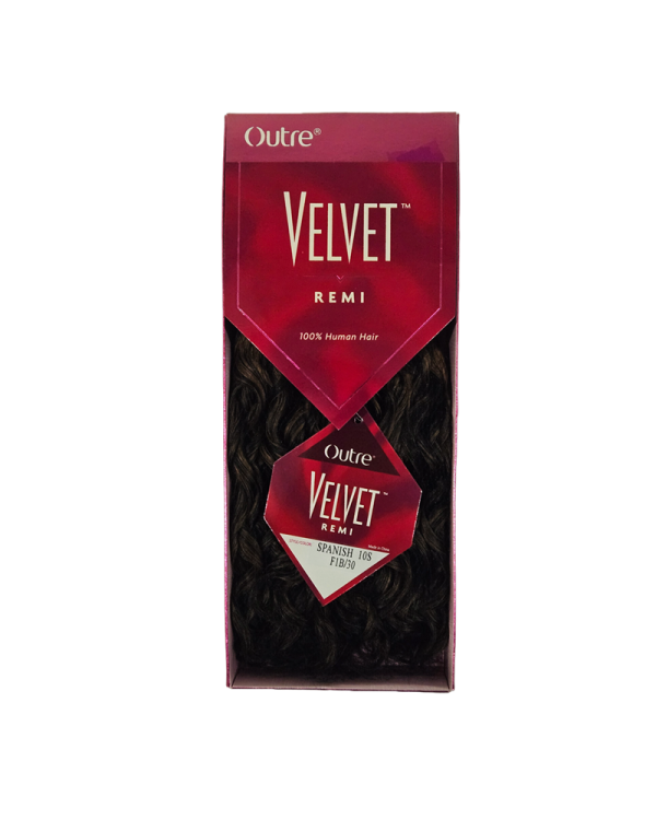 Outre Velvet Remi 10" 100% Human Hair Spanish 10S F1B/30