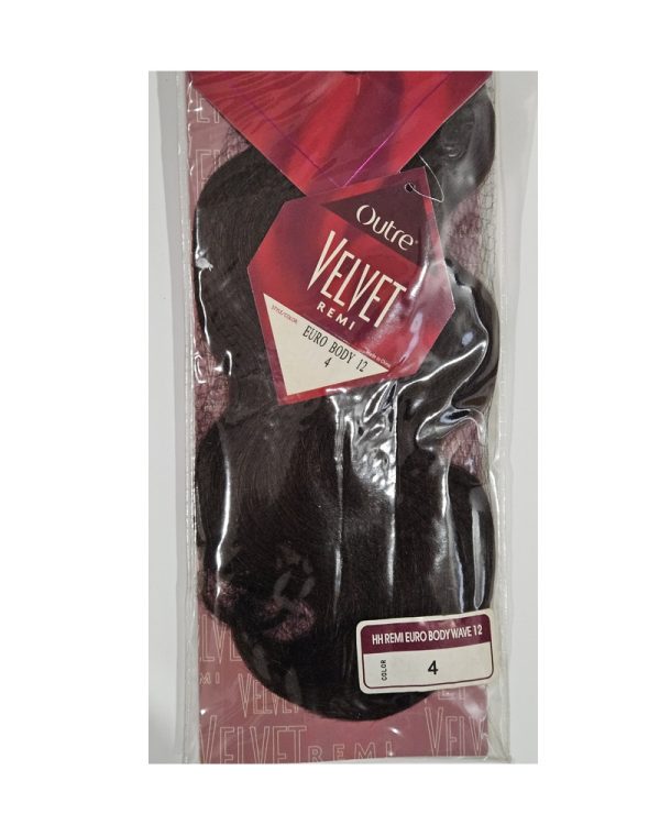 Outre Velvet Remi 12" 100% Human Hair European Body Wave 12 Color 4 - Image 2