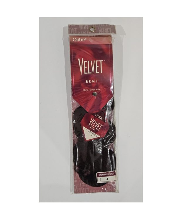 Outre Velvet Remi 12" 100% Human Hair European Body Wave 12 Color 4