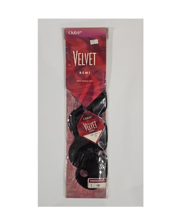 Outre Velvet Remi 14" 100% Human Hair European Body Wave 14 Color 1B