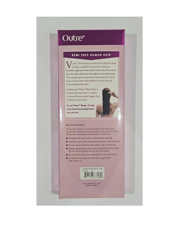 Outre Velvet Remi 10" 100% Human Hair European Deep 10S 30 - Image 3