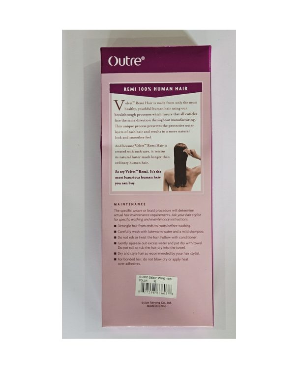 Outre Velvet Remi 10" 100% Human Hair European Deep 10S 33 - Image 3