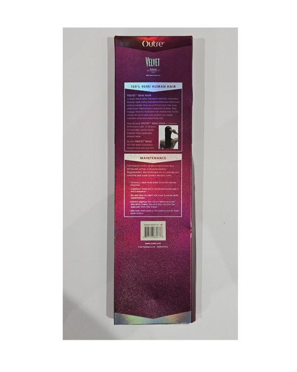 Outre Velvet Remi 12" 100% Human Hair European Deep 12 1B - Image 3