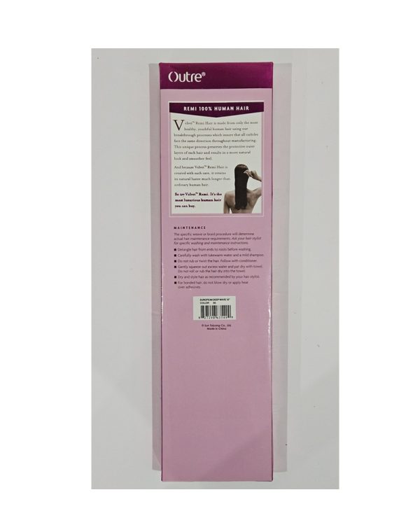 Outre Velvet Remi 12" 100% Human Hair European Deep 12 30 - Image 3