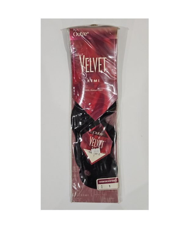 Outre Velvet Remi 12" 100% Human Hair European Body Wave 12 Color 1