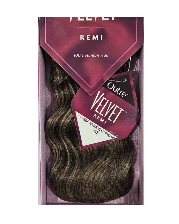 Outre Velvet Remi 10" 100% Human Hair European Deep WVG 10S F4/27 - Image 2