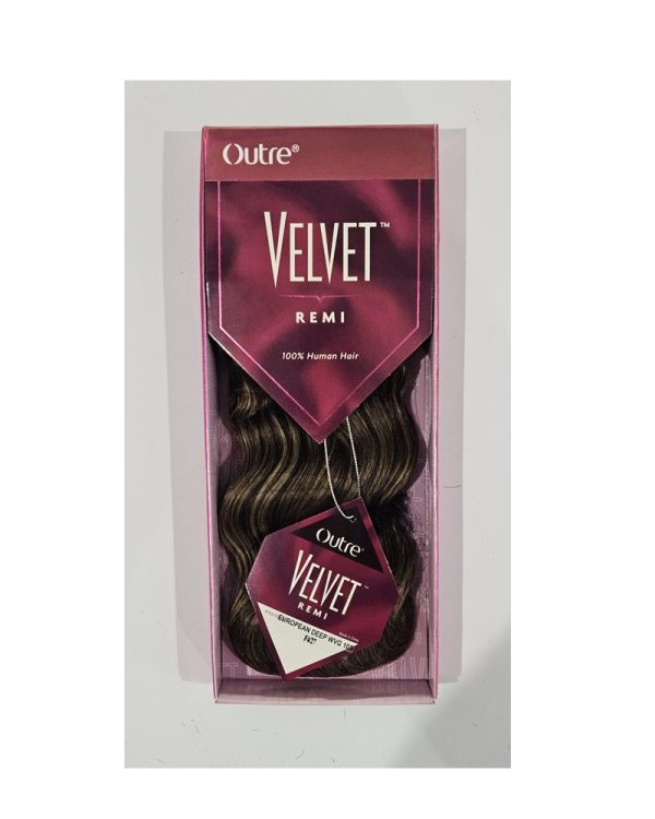 Outre Velvet Remi 10" 100% Human Hair European Deep WVG 10S F4/27
