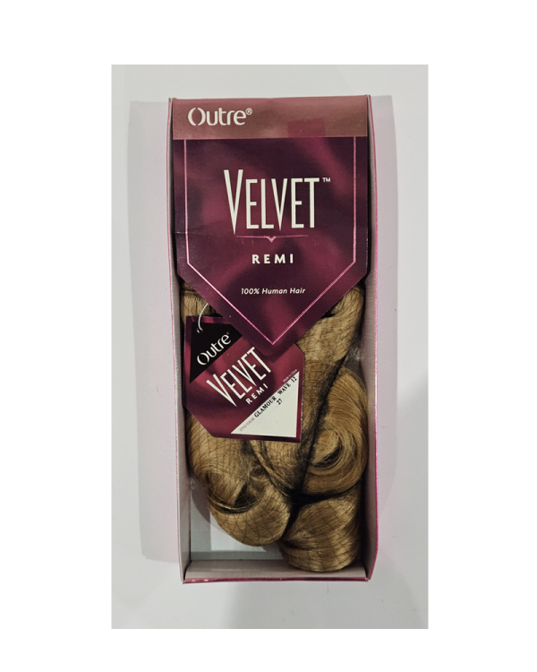 Outre Velvet Remi 12" 100% Human Hair Glamour Wave 12 Color 27