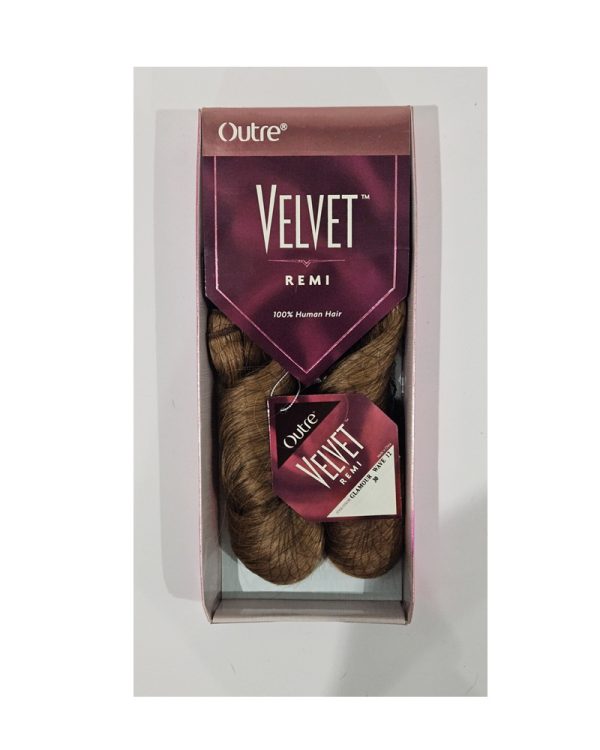 Outre Velvet Remi 12" 100% Human Hair Glamour Wave 12 Color 30