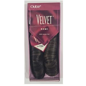 Outre Velvet Remi 14" 100% Human Hair Glamour Wave 14 Color F1B/30