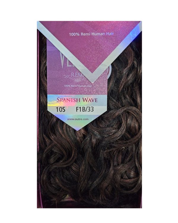 Outre Velvet Remi 10" 100% Human Hair Spanish 10S F1B/33 - Image 3