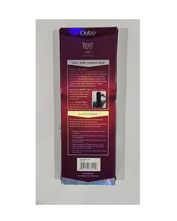 Outre Velvet Remi 10" 100% Human Hair Spanish 10S 1 - Image 3