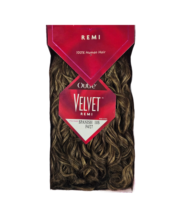 Outre Velvet Remi 10" 100% Human Hair Spanish 10S F4/27 - Image 2