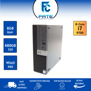 Dell Optiplex 7070 SFF i7-9700 3.0Ghz 8-Core | 8GB RAM | 480GB SSD | Windows 11
