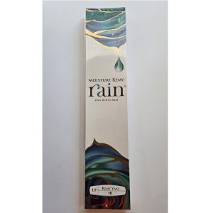 Shake-N-Go Moisture Remy Rain 100% Human Hair Remy Yaky 10" Color 1B Off Black