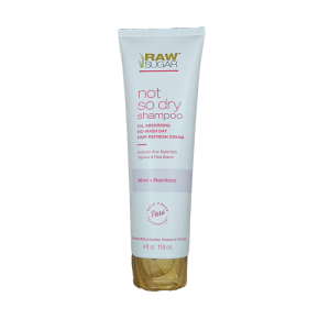 Raw Sugar Not So Dry Shampoo Oil Absorbing No Wash Day Hair Refresh Cream 4oz