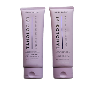 2-PACK Tanologist Daily Glow Hydrating Gradual Tan Lotion 8.45oz 250ml Fair Skin